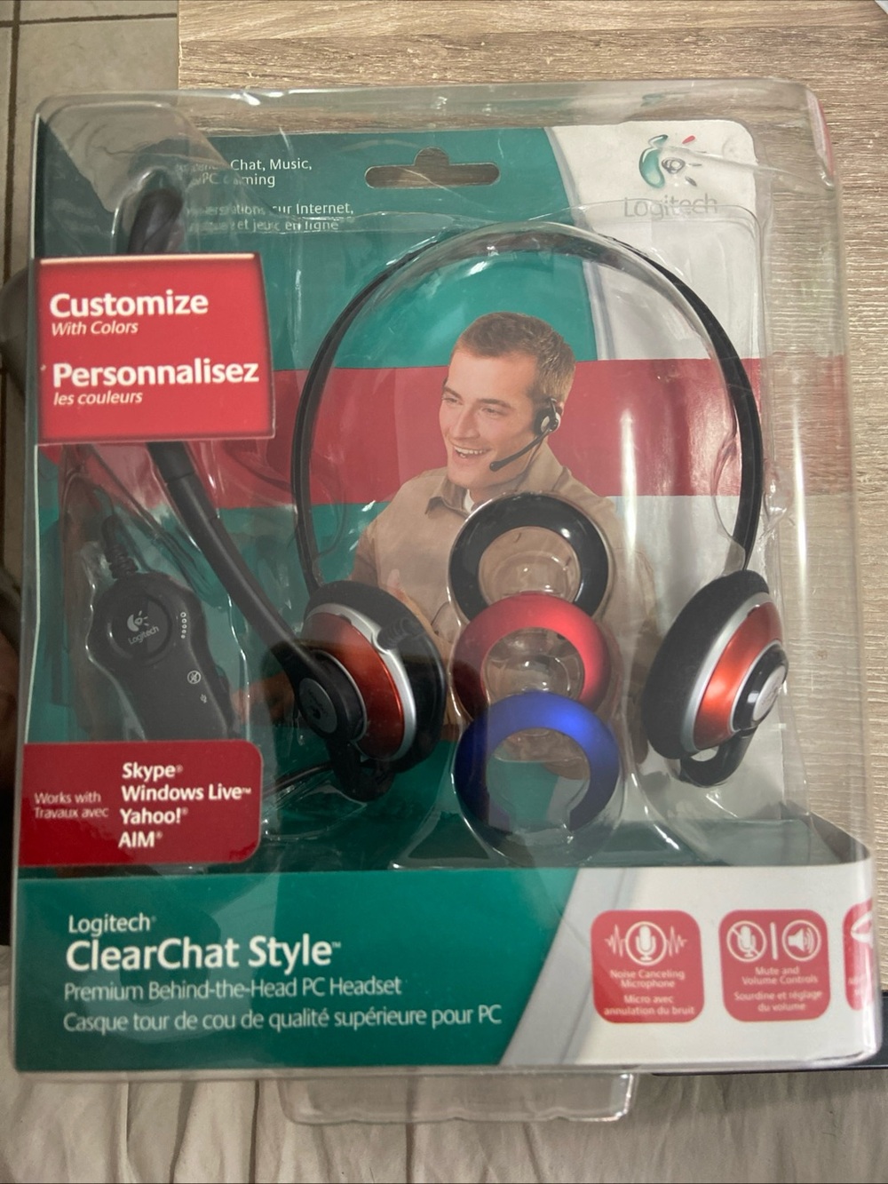 Logitech Stereo Headset H230 ClearChat Style Premium PC Headset Customize Sealed